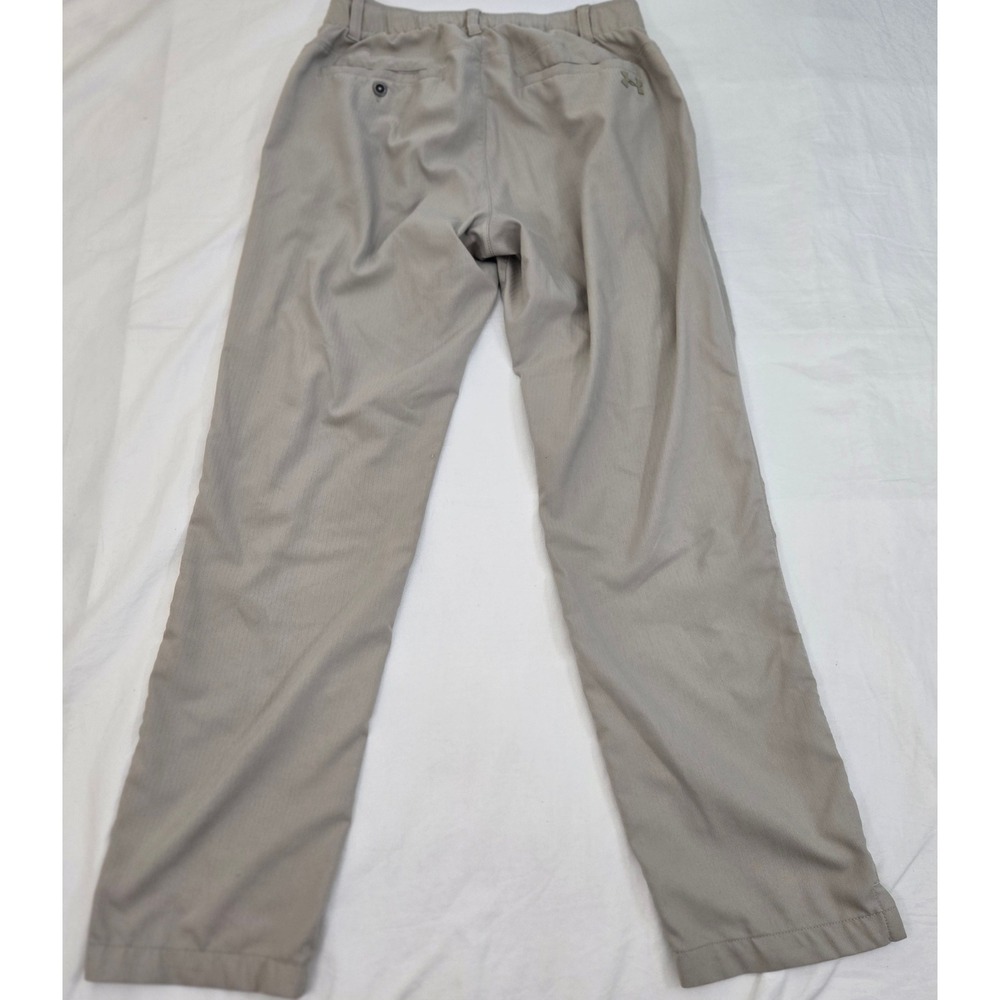 Under Armour  30x30 Showdown Golf Pants Khaki Performance‎ Stretch Ripstop Chino - Picture 2 of 10